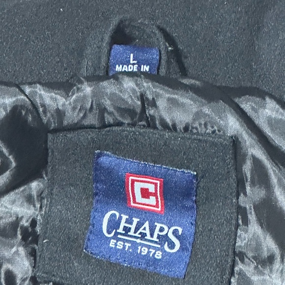 Men’s Black Pea Coat - Picture 3 of 9